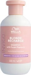 Shampoo vaaleille hiuksille Wella Professionals Blonde Recharge, 300 ml hinta ja tiedot | Shampoot | hobbyhall.fi