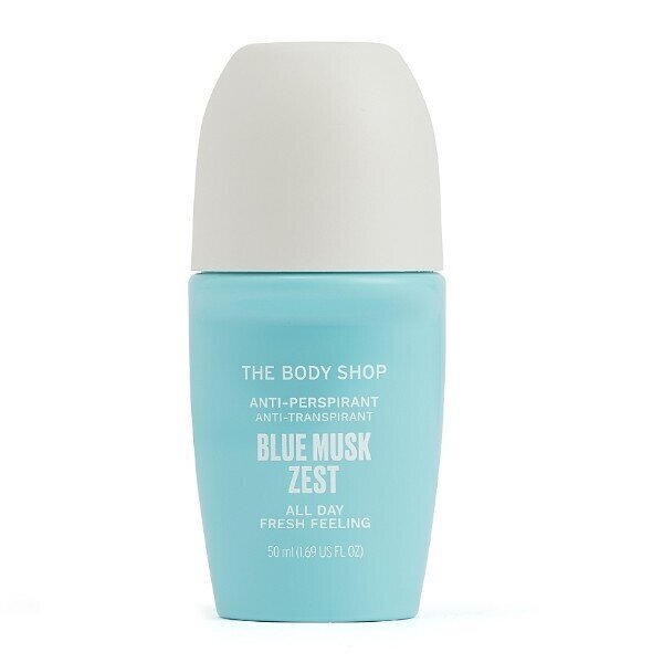 Pallo antiperspirantti The Body Shop Blue Musk Zest, 50 ml hinta ja tiedot | Deodorantit | hobbyhall.fi