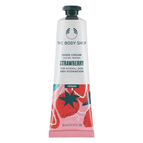 Käsivoide The Body Shop Strawberry, 30 ml hinta ja tiedot | Vartalovoiteet ja -emulsiot | hobbyhall.fi