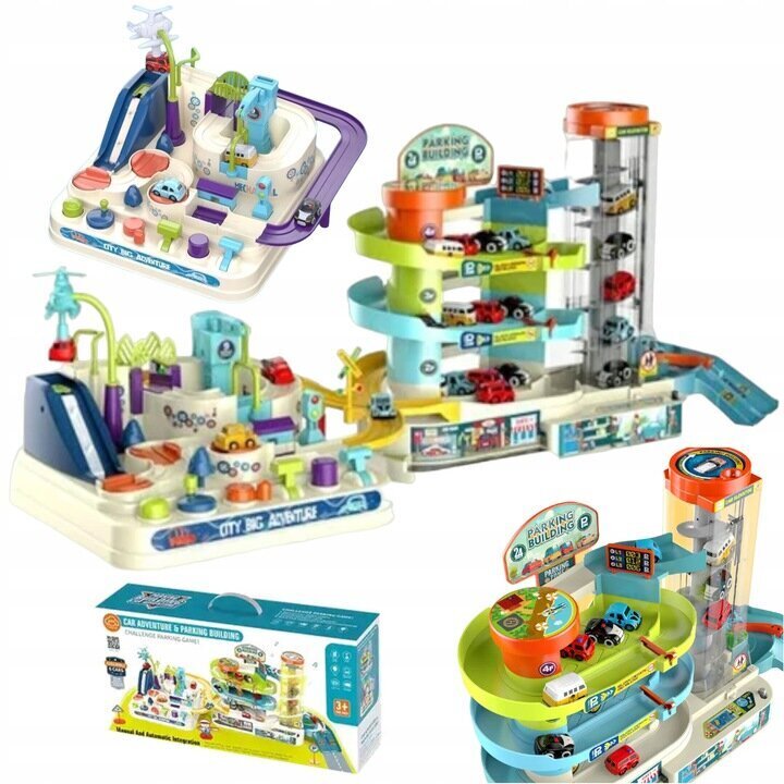 Vtech 2 in 1 interaktiivinen autoteiden setti hinta ja tiedot | Poikien lelut | hobbyhall.fi