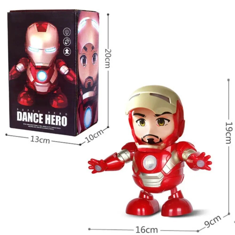 Tanssiva robotti Dash Iron Man hinta ja tiedot | Poikien lelut | hobbyhall.fi