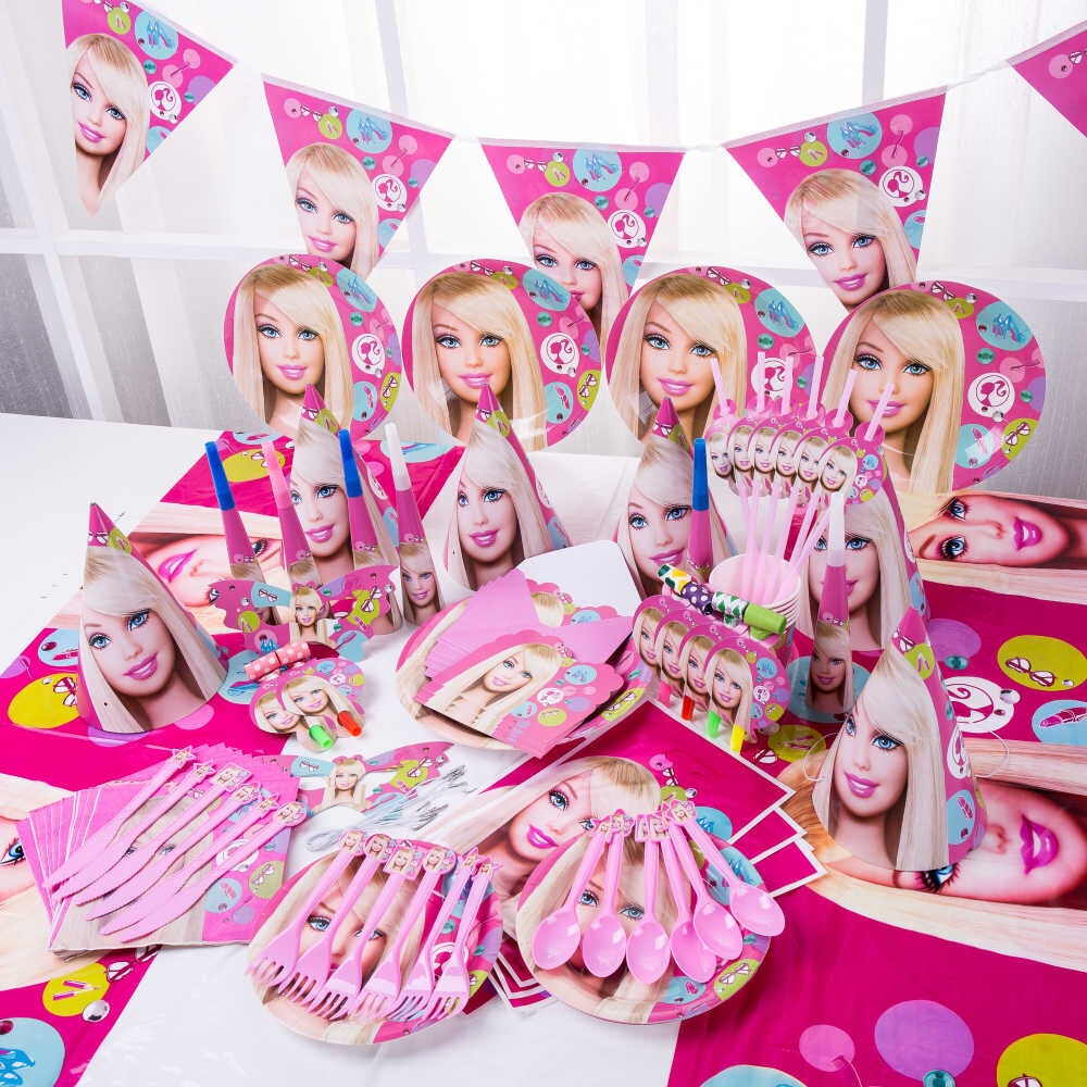Pillit Barbie, 10 kpl hinta ja tiedot | Tarjoiluastiat ja aterimet juhliin | hobbyhall.fi