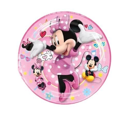 Kertakäyttölautaset Minnie Mouse, 23cm, 10 kpl