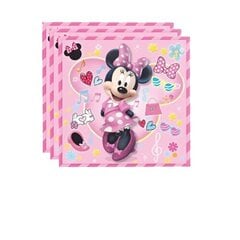 Kertakäyttöiset lautasliinat Minnie Mouse, 20 kpl. hinta ja tiedot | Tarjoiluastiat ja aterimet juhliin | hobbyhall.fi