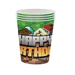 Kertakäyttöiset kupit Minecraft, 10 kpl. hinta ja tiedot | Tarjoiluastiat ja aterimet juhliin | hobbyhall.fi