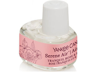 Ilmankostuttimen tuoksutäyttö Yankee Candle Serene Air Refill Tranquil Rose and Hibiscus, 17 ml hinta ja tiedot | Huonetuoksut | hobbyhall.fi