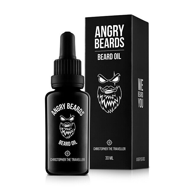 Angry Beards partaöljy Christopher The Traveller, 30ml hinta ja tiedot | Parranajo ja karvanpoisto | hobbyhall.fi