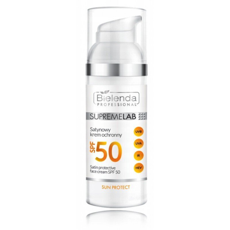 Bielenda Professional Supremelab Silkkimäinen suojavoide SPF50, 50ml hinta ja tiedot | Aurinkovoiteet | hobbyhall.fi