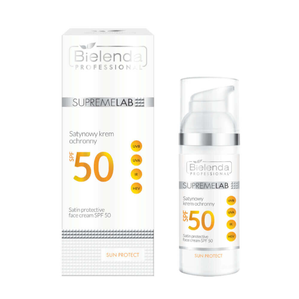 Bielenda Professional Supremelab Silkkimäinen suojavoide SPF50, 50ml hinta ja tiedot | Aurinkovoiteet | hobbyhall.fi