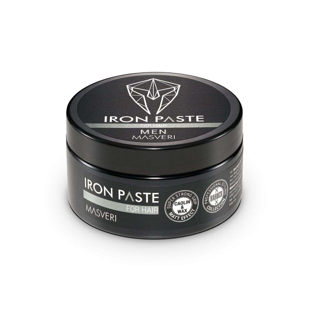 MASVERI Iron paste, Matt paste, hiuksille, 100ml hinta ja tiedot | Kampaamotuotteet | hobbyhall.fi