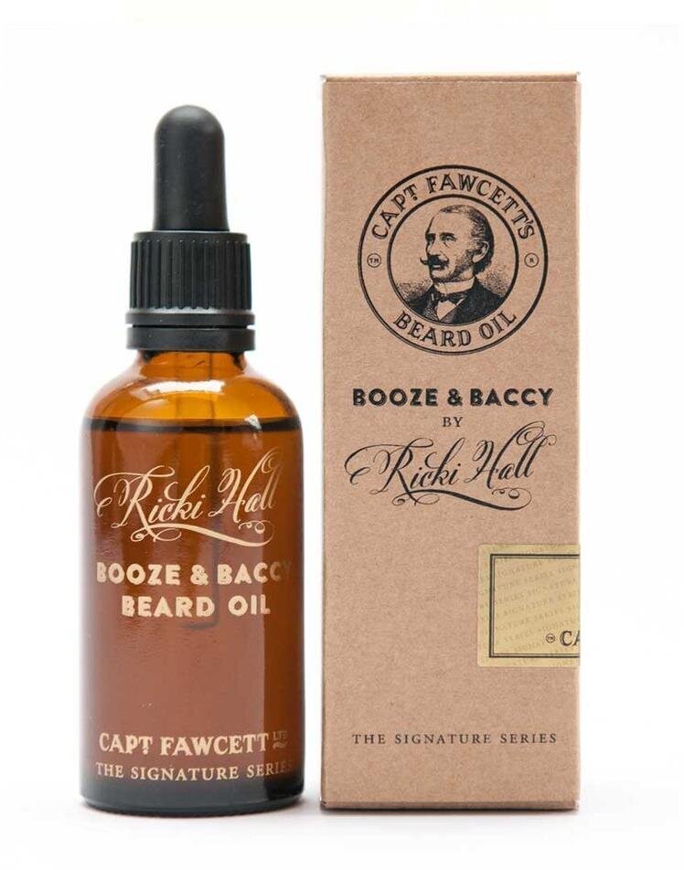 Captain Fawcett Booze & Baccy Partaöljy 50 ml hinta ja tiedot | Parranajo ja karvanpoisto | hobbyhall.fi