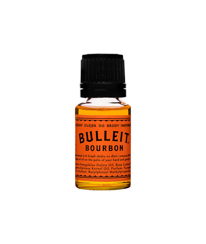 Pan Drwal x Bulleit Bourbon Partaöljy, 10ml hinta ja tiedot | Parranajo ja karvanpoisto | hobbyhall.fi