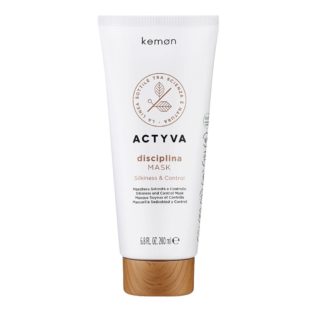 Kemon Actyva Disiplina Curling and Frizz Control Mask, 200ml hinta ja tiedot | Hiusnaamiot, öljyt ja seerumit | hobbyhall.fi