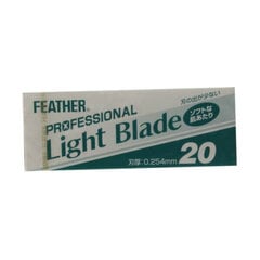 FEATHER Artist Club Professional Light Blade Teräviä partateriä Shavette PL-20:lle hinta ja tiedot | Feather Hajuvedet ja kosmetiikka | hobbyhall.fi