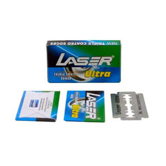 Terävä Laser Ultra Double Edge -terät, 10 kpl hinta ja tiedot | Parranajo ja karvanpoisto | hobbyhall.fi