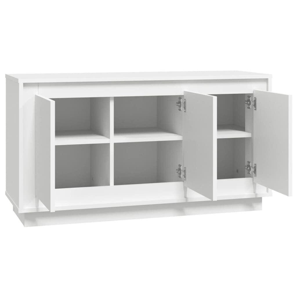 vidaXL Senkki valkoinen 102x35x55 cm tekninen puu hinta ja tiedot | Olohuoneen kaapit ja lipastot | hobbyhall.fi