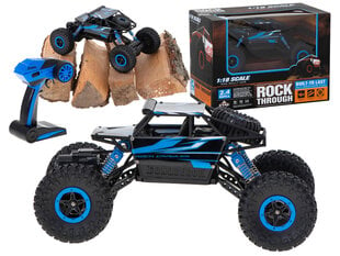 Kauko-ohjattava auto, Rock Crawler, sininen hinta ja tiedot | Poikien lelut | hobbyhall.fi