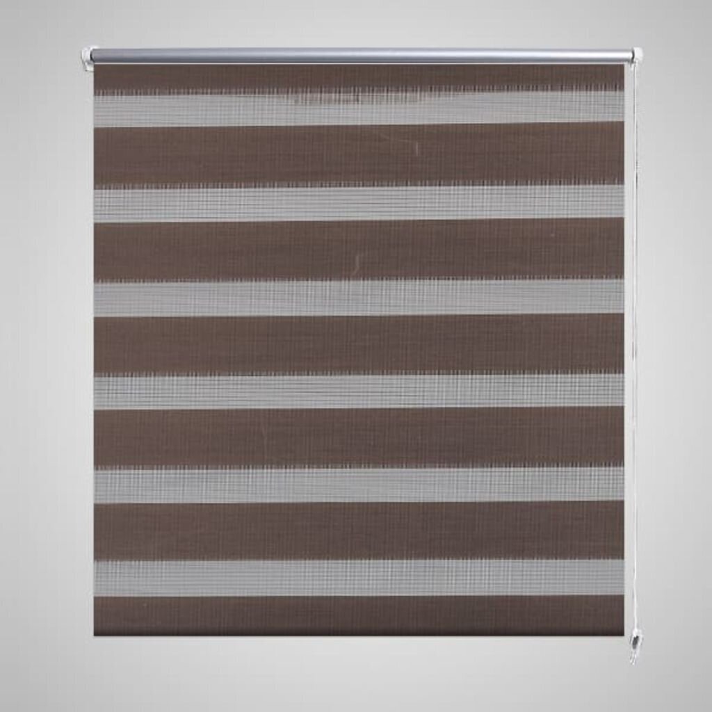 Zebra rullakaihdin 120 x 175 cm kahvinruskea hinta ja tiedot | Rullaverhot | hobbyhall.fi