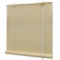 vidaXL Luonnolliset bambu rullaverhot 140 x 160 cm hinta ja tiedot | Kaihtimet | hobbyhall.fi