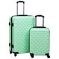 vidaXL Kovapintainen matkalaukkusetti 2 kpl mintunvihreä ABS hinta ja tiedot | Matkalaukut ja -kassit | hobbyhall.fi