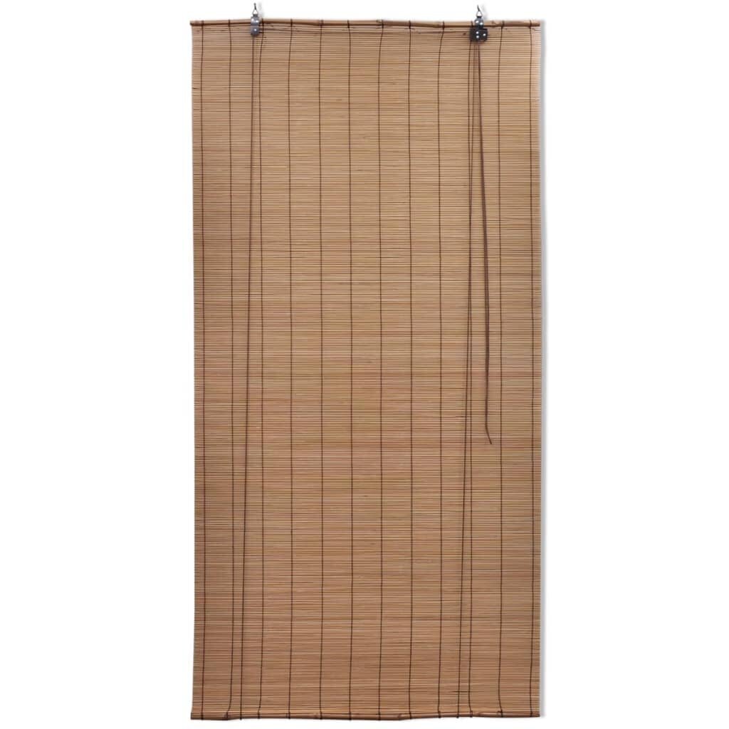 vidaXL Bambu rullaverhot 2 kpl 80 x 160 cm ruskea hinta ja tiedot | Kaihtimet | hobbyhall.fi