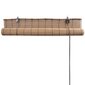 vidaXL Bambu rullaverhot 2 kpl 80 x 160 cm ruskea hinta ja tiedot | Kaihtimet | hobbyhall.fi