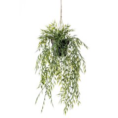 Emerald Bambu tekokasvi riippuva pensas ruukussa 50 cm hinta ja tiedot | Keinotekoiset kukat | hobbyhall.fi