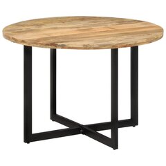 vidaXL Ruokapöytä 110x75 cm täysi mangopuu hinta ja tiedot | Ruokapöydät | hobbyhall.fi