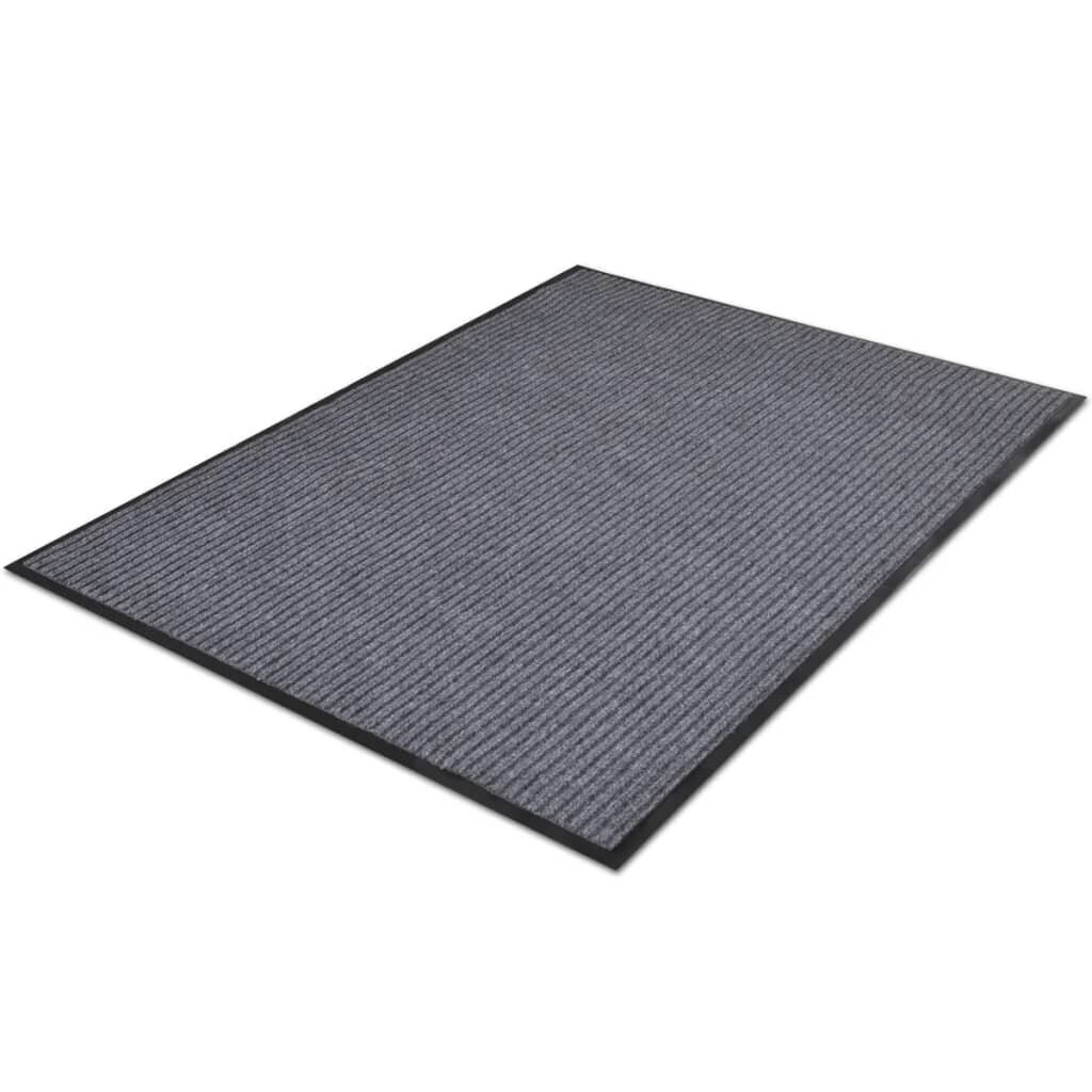 Harmaa PVC Ovimatto 90 x 60 cm hinta ja tiedot | Ovimatot | hobbyhall.fi