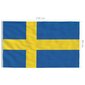 vidaXL Ruotsin lippu 90x150 cm hinta ja tiedot | Liput | hobbyhall.fi
