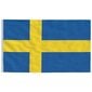 vidaXL Ruotsin lippu 90x150 cm hinta ja tiedot | Liput | hobbyhall.fi