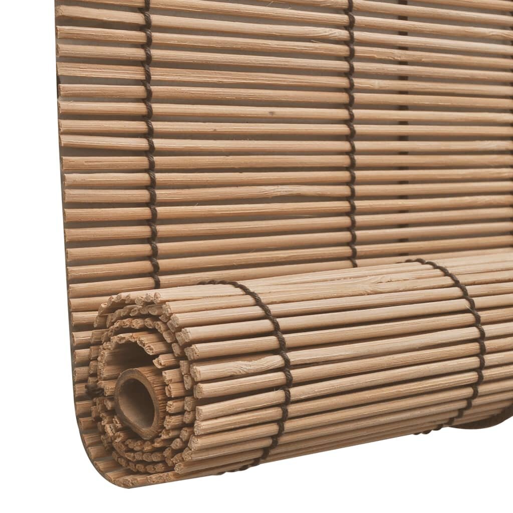 vidaXL Bambu rullaverhot 2kpl 150 x 220 cm ruskea hinta ja tiedot | Rullaverhot | hobbyhall.fi