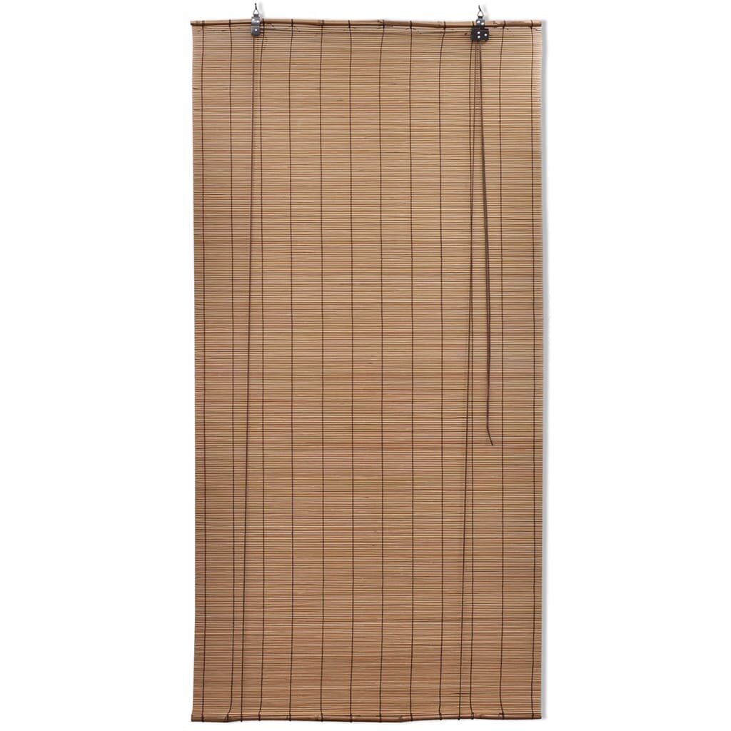 vidaXL Bambu rullaverhot 2kpl 150 x 220 cm ruskea hinta ja tiedot | Rullaverhot | hobbyhall.fi