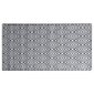 vidaXL Ulkomatto mustavalkoinen 160x230 cm PP hinta ja tiedot | Isot matot | hobbyhall.fi