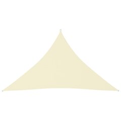 vidaXL Aurinkopurje Oxford-kangas kolmio 2,5x2,5x3,5 m kerma hinta ja tiedot | Aurinkovarjot ja markiisit | hobbyhall.fi