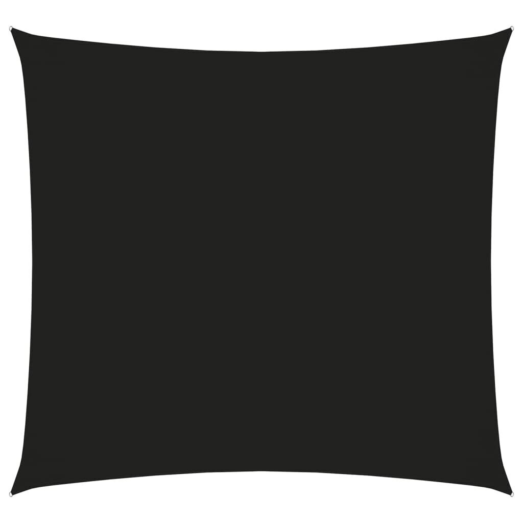 vidaXL Aurinkopurje Oxford-kangas neliö 3,6x3,6 m musta hinta ja tiedot | Aurinkovarjot ja markiisit | hobbyhall.fi