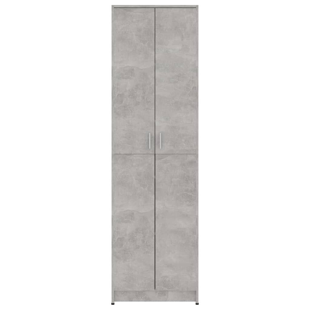 vidaXL Eteisen vaatekaappi betoninharmaa 55x25x189 cm lastulevy hinta ja tiedot | Kaapit | hobbyhall.fi