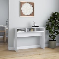 vidaXL Konsolipöytä valkoinen 105x30x80 cm lastulevy hinta ja tiedot | Sivupöydät | hobbyhall.fi