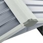 vidaXL Robottiruohonleikkurin vaja 92x97x63cm galvanoitu teräs harmaa hinta ja tiedot | Aurinkovarjot ja markiisit | hobbyhall.fi
