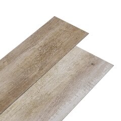 vidaXL Itsekiinnittyvä PVC lattialankku 5,21 m² 2 mm puu laveeraus hinta ja tiedot | Laminaatit | hobbyhall.fi