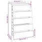 vidaXL Laatikosto musta 60x36x103 cm tekninen puu hinta ja tiedot | Lipastot | hobbyhall.fi