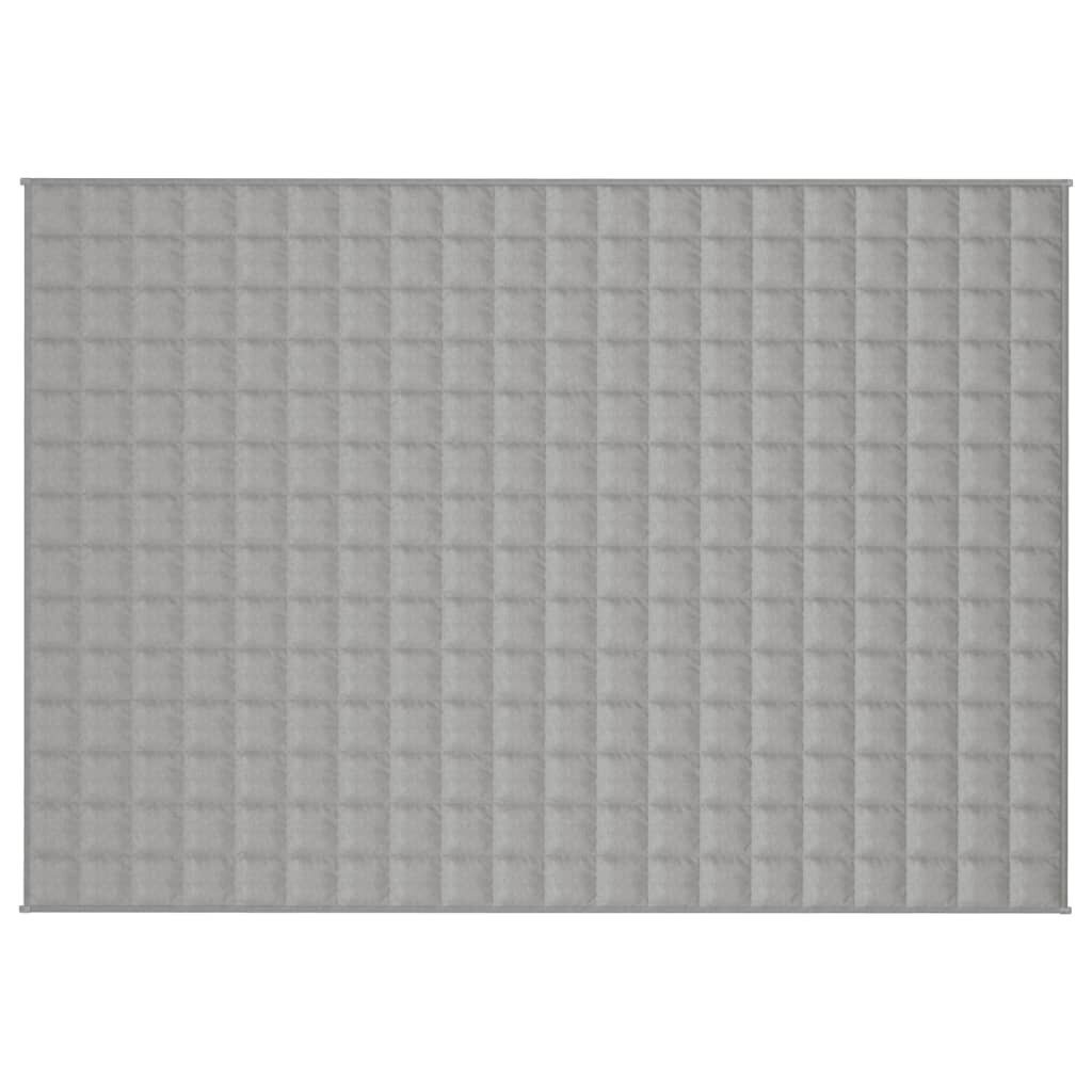 vidaXL Painopeitto harmaa 135x200 cm 6 kg kangas hinta ja tiedot | Peitot | hobbyhall.fi