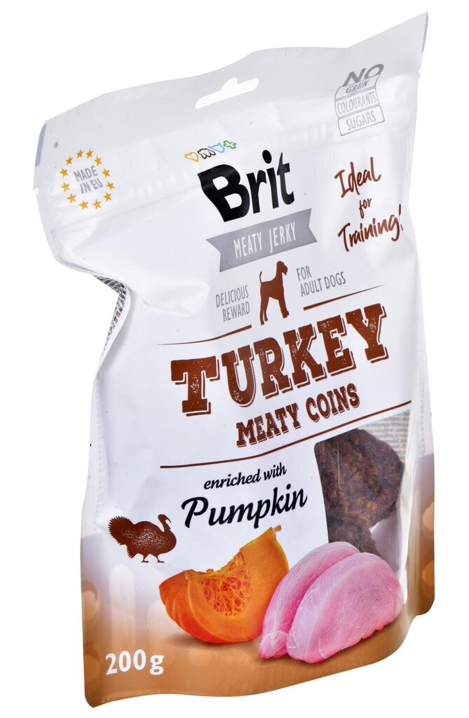 Brit Turkey Meaty Coins kalkkunanlihalla, 200 g hinta ja tiedot | Koiran kuivaruoka | hobbyhall.fi