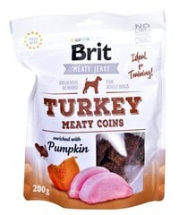 Brit Turkey Meaty Coins kalkkunanlihalla, 200 g hinta ja tiedot | Koiran kuivaruoka | hobbyhall.fi