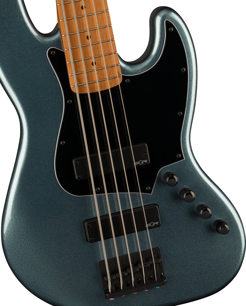 Bassokitara Fender Contemporary Active Jazz Bass HH V Gunmetal Metallic hinta ja tiedot | Kitarat | hobbyhall.fi