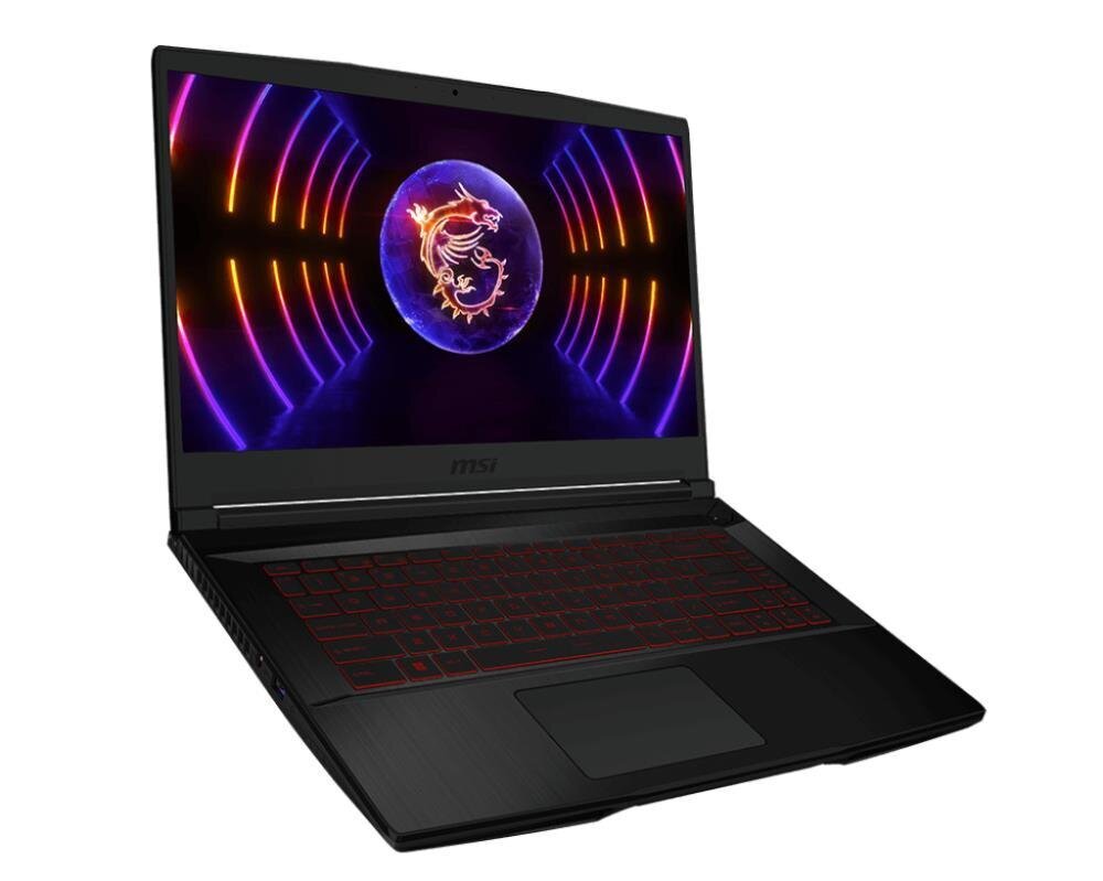 MSI Thin GF63 12UC (GF6312UC-1050NL) i7-12650H 16GB 512SSD NVIDIA GeForce RTX 3050 W11H Black hinta ja tiedot | Kannettavat tietokoneet | hobbyhall.fi