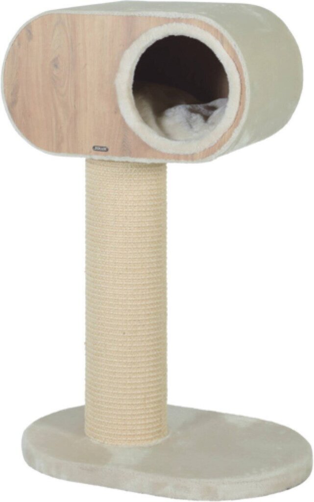 Raapimapuu Zolux Wonderful Cat, 60x42,5x92 cm, hiekanvärinen hinta ja tiedot | Raapimispuut ja kiipeilypuut | hobbyhall.fi