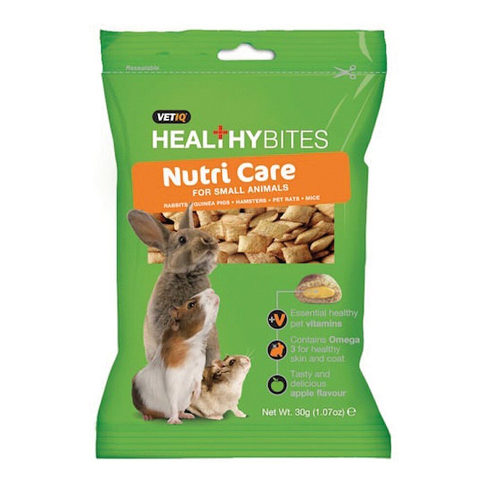 Välipalat Mark&amp;Chappell pieneläimille Nutri Care, 30 g hinta ja tiedot | Pieneläinten ruoat | hobbyhall.fi