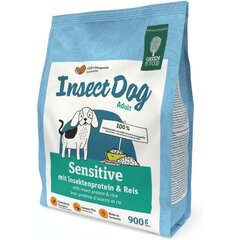 Green Petfood InsectDog Sensitive aikuisille koirille riisin kanssa, 900 g hinta ja tiedot | Koiran kuivaruoka | hobbyhall.fi