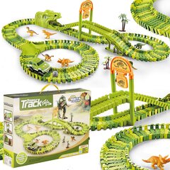 Kilparata Dinosaur park Springos, 168 osaa hinta ja tiedot | Poikien lelut | hobbyhall.fi